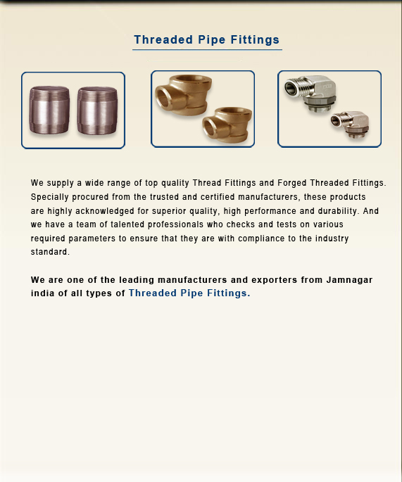 Threaded Pipe Fittings